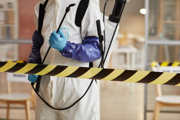 Professional Sewage Cleanup technician working in Robbinsville, NJ
